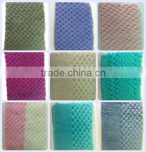 Point Printed Microfiber Fabric For Sale Long Pile Coral Fleece Fabric