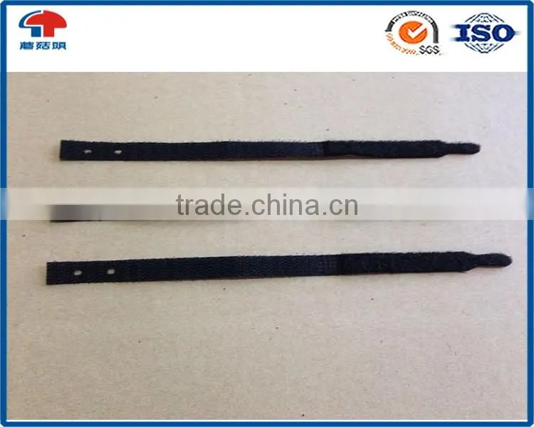 Multi-use Custom Nylon Hook and Loop Cable Ties with Eyelet