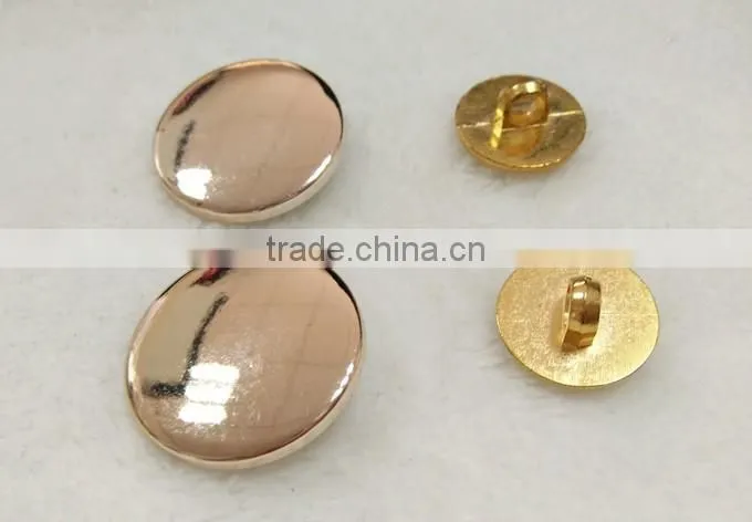 fashion good quality plastic button with leg gold covered button for coats