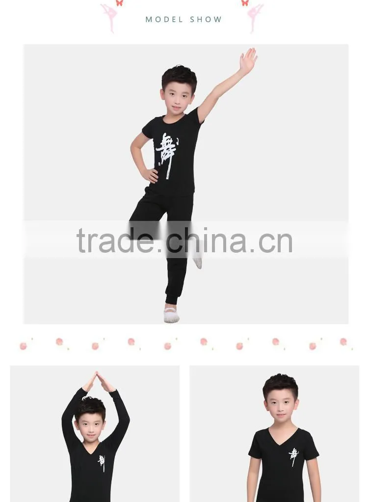 Boys Sportwear Dancewear Top Pant Sets Child Casual Loose Sportwear