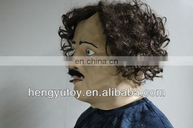2013 Hot Selling Fashion Full Face Carnival Celebrations Party Costume Realisic Edgar Allan Poe Mask