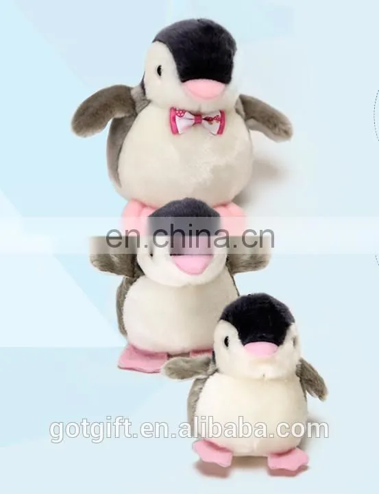 custom penguin plush toy for company mascot,plush toy for promotion