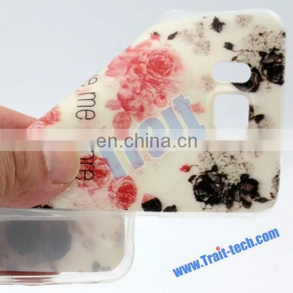 For Samsung Phone case , Colorful Painting TPU Back Case for Samsung Galaxy Alpha