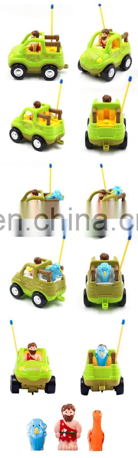 3 channel plastic cartoon rc car electrics for good sale