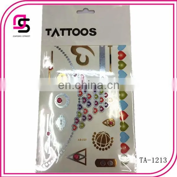 body art water transfer printing tattoo sticker from yiwu china 2015
