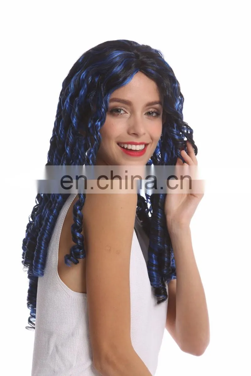Fire resistant Carnival wig for lady P-W201