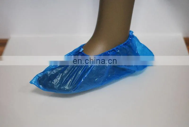 Waterproof Disposable PE/CPE/PP Plastic Transparent Shoe Cover