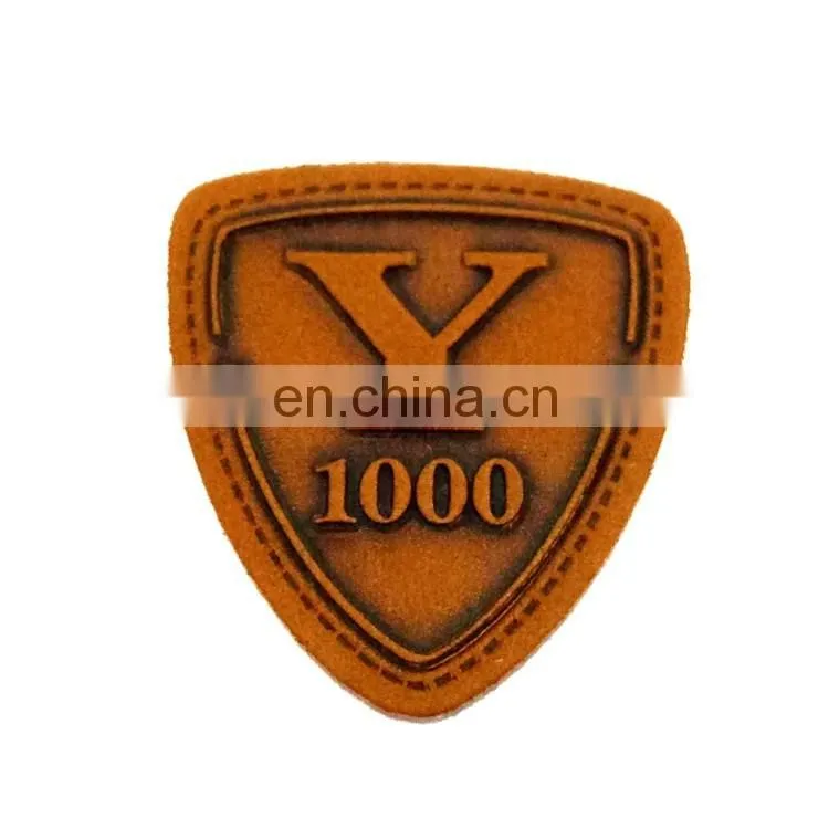 customized leather clothing labels leather patches, leather labels with customized jeans leather patch labels