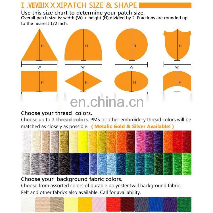Wholesale Sublimation Blank Embroidery Badge For Textiles