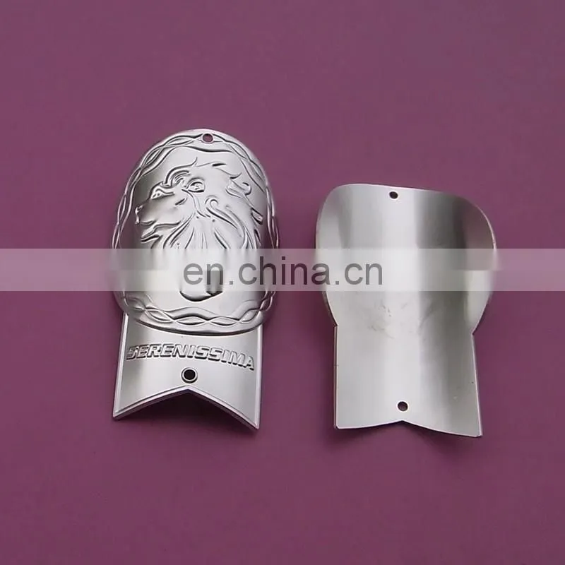 customized bike head badge bicycle emblem with 3M sticker head tube emblem