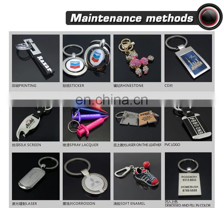 Printed custom logo mini LED flash light bulb keychain