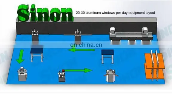 V-notch Cutting Saw PVC and Aluminum Windows Making Machine / UPVC Window Frame V Cutting Machine for Aluminum Profile