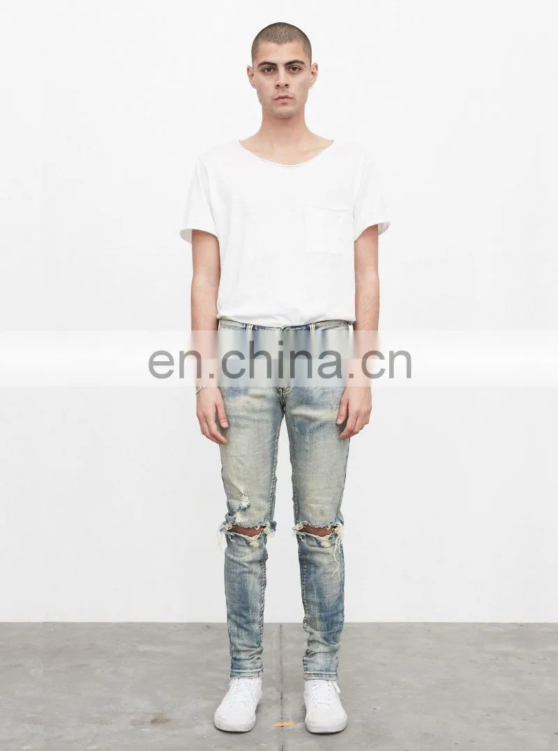 DiZNEW LIGHT BLUE TURKEY NEW MODEL FASHION SKINNY JEANS FOR MEN