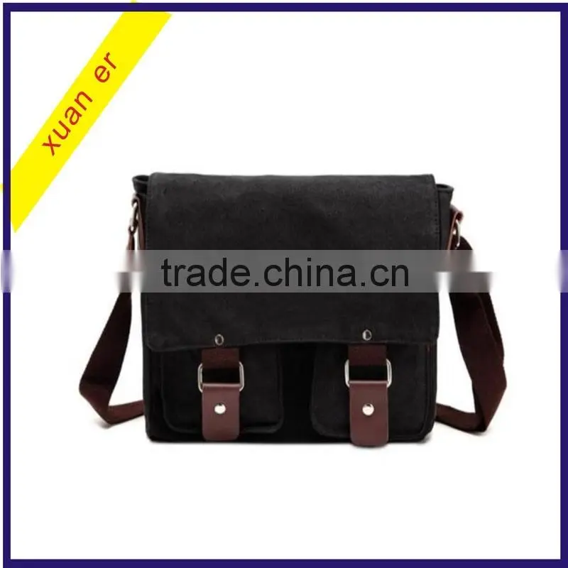 Men's Shoulder Bag Canvas Retro Messenger bag for Leisure Travel