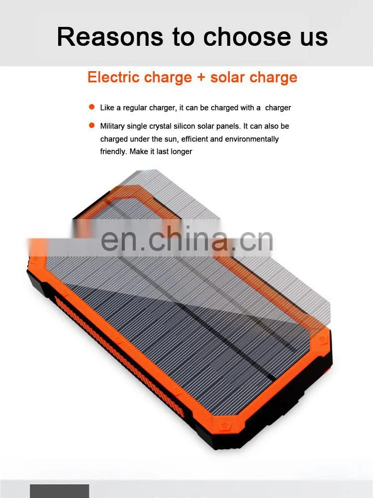 Universal Mini 1000mah Waterproof Mobile Solar PowerBank solar charger battery portable external