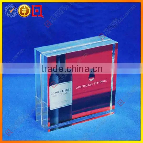 High density acrylic block print logo