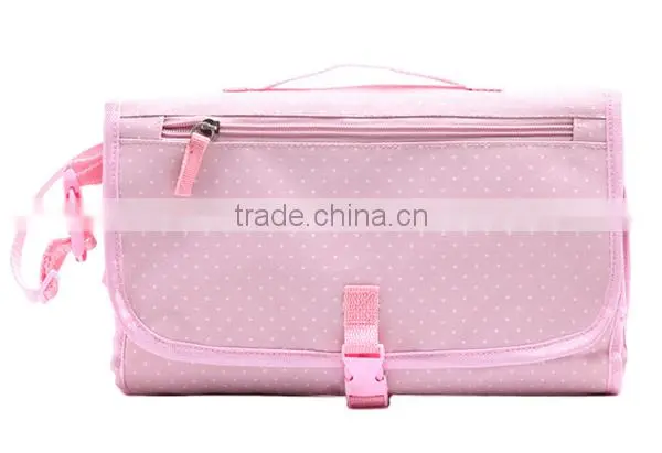 Fancy Pink Easy Clean Portable Diaper Changing Pad