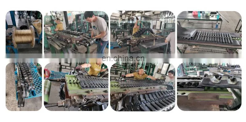 High quality combine harvester rubber track snow scooter rubber track made in China