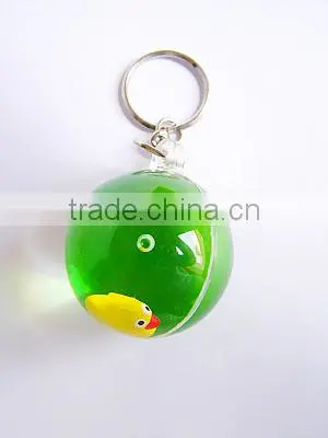 Promotional Cubic Shaped with Dice Acrylic Keychain, Wholesale Plastic Keyring