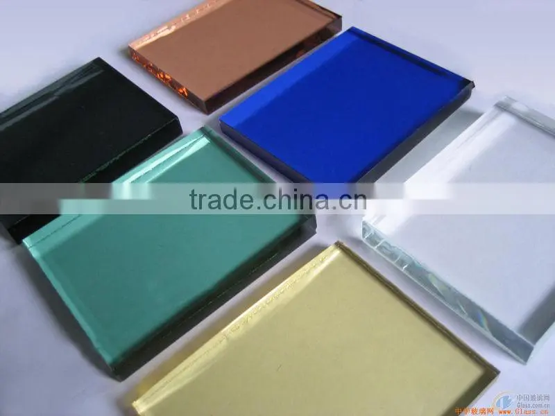 Yellow-golld Silver Blue Bronze Stainless steel Titanium silver Solar Reflective glass