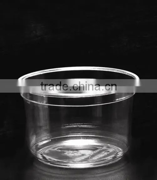 Clear plastic disposable deli container .plastic round container. fruit container.factory direct salad container