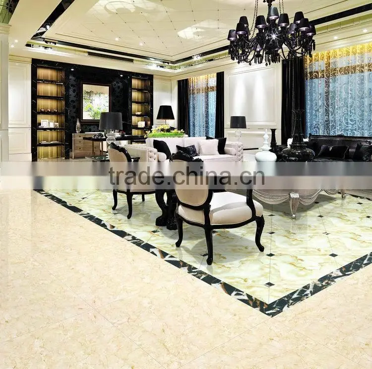 600x600mm Black Ceramic flooring microlite floor tiles