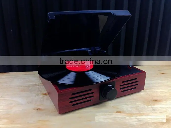 Classic Vintage Design!!! Simple Turntable& Vinyl Record LP
