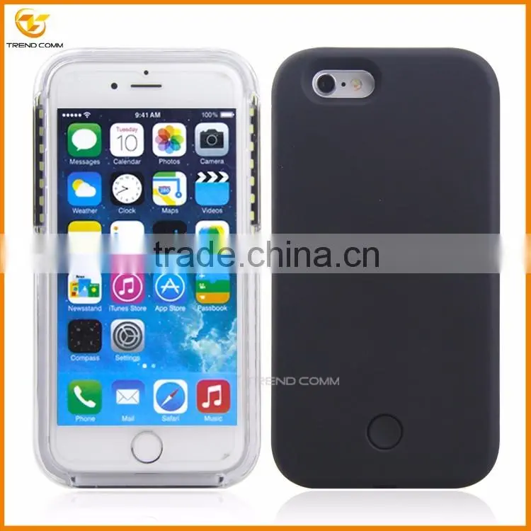 china supplier LED hard back cover case for iphone 6