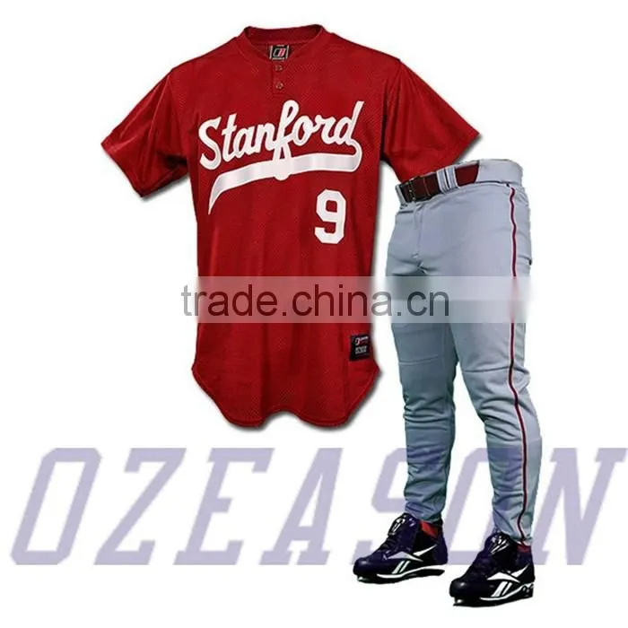China Wholesale Cheap Sublimated Blank Baseball Jerseys