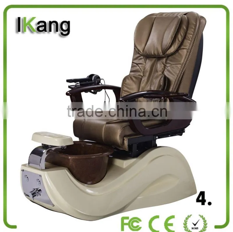 China factory sale luxury pedicure spa massage chair for nail salon 2015
