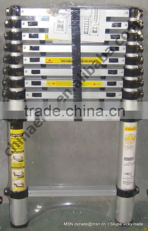 Telescopic ladder 3.2m (EN131/SGS,CE/EN131)(We also have 3.8m,3.2m,2.9m,2.6m,2.0m)