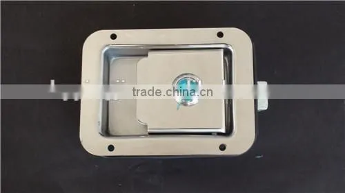 03115S Truck or Trailer Flush Mount Polished Stainless Steel Key-Locking Recessed Toolbox Cam Lock