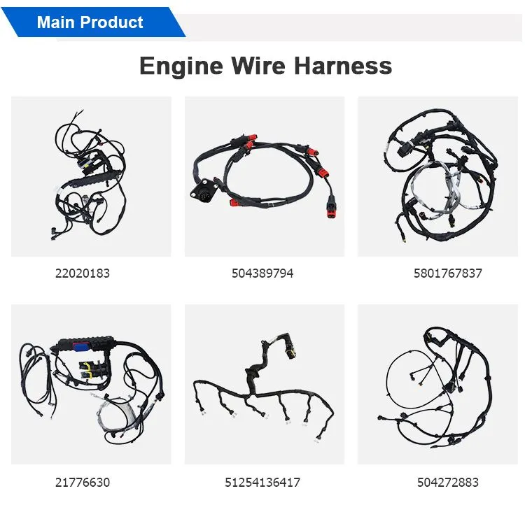20586978 Customize Auto Wire Harness Wiring And Cable Wireharness Truck Engine Custom Electric Wire Harness For VOLVO