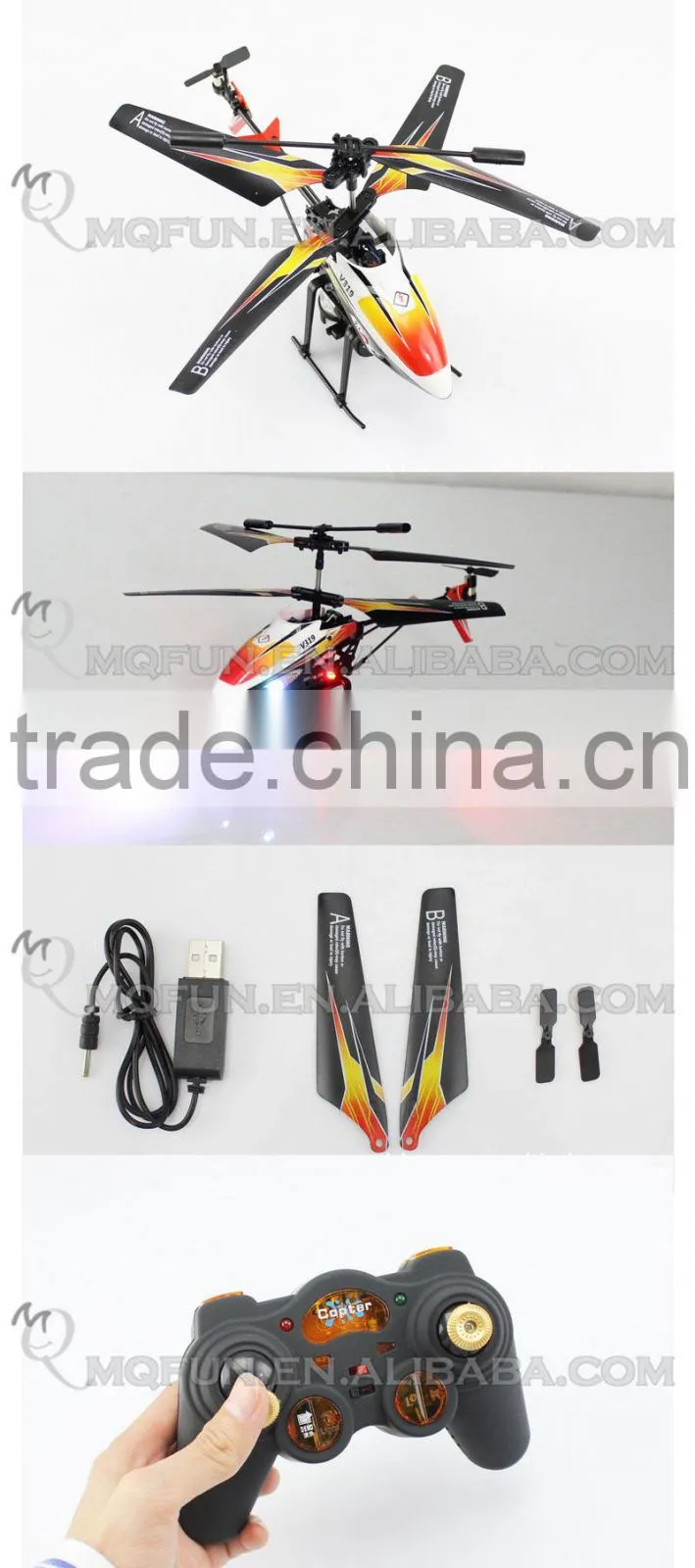 Mini Qute RC remote control flying 3.5 channel Water spray Helicopter Quadcopter educational electronic toy NO.V319