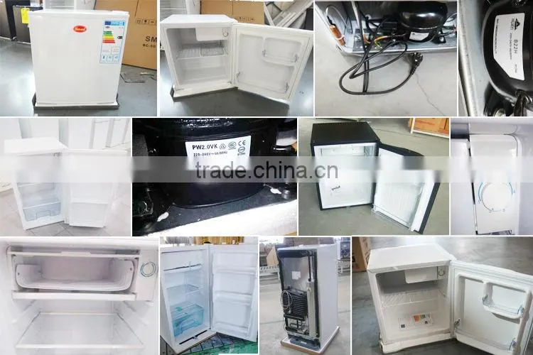 Chest style refrigerator with top open foamed door Deep horizontal Freezer