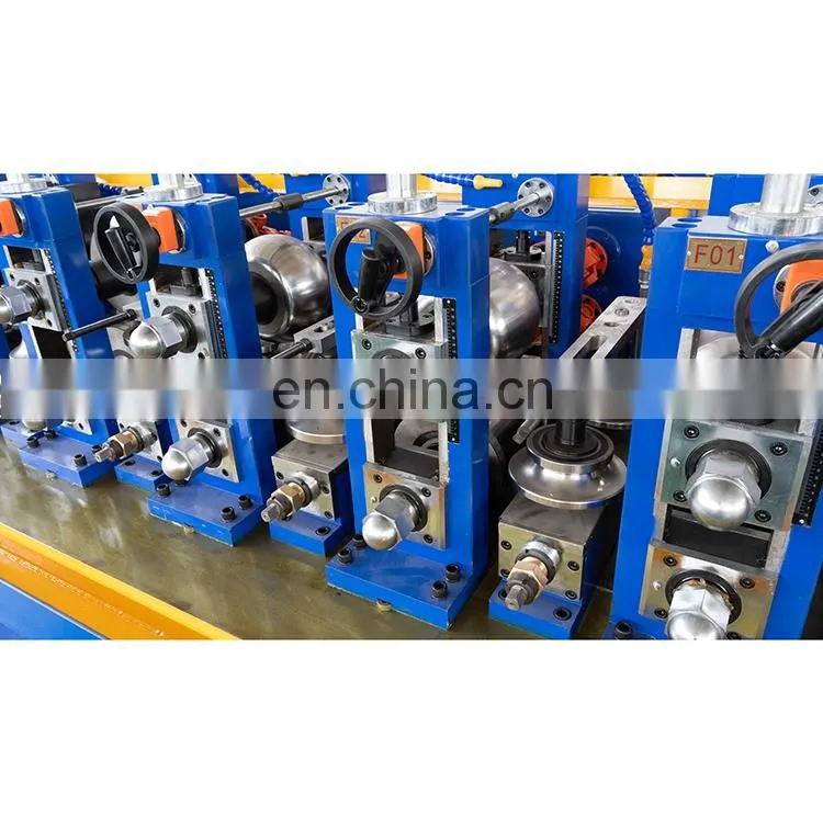 Nanyang high speed and high precision ERW steel pipe making machine tube mill line for urban water pipe