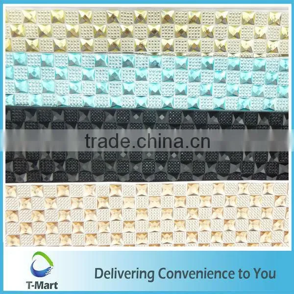 T-shirt decoration rhinestone adhesive sheet for shoe decoration ceiling decorative mesh crystal sheet