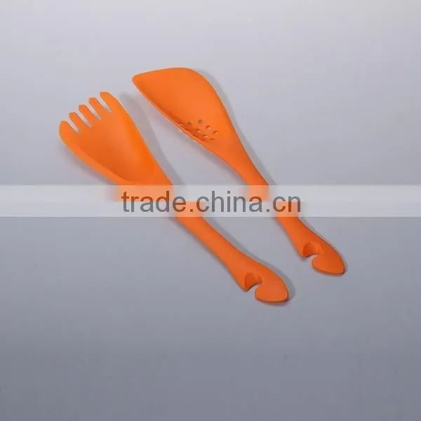 Kitchen tool cheap non stick plastic kitchen utensils 2pcs/set