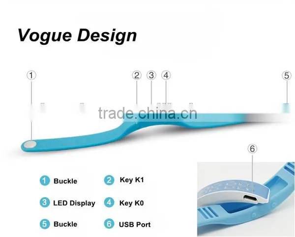2015 Smart Bracelet Health Sleep Monitor Fitness Bracelet Smart Watch