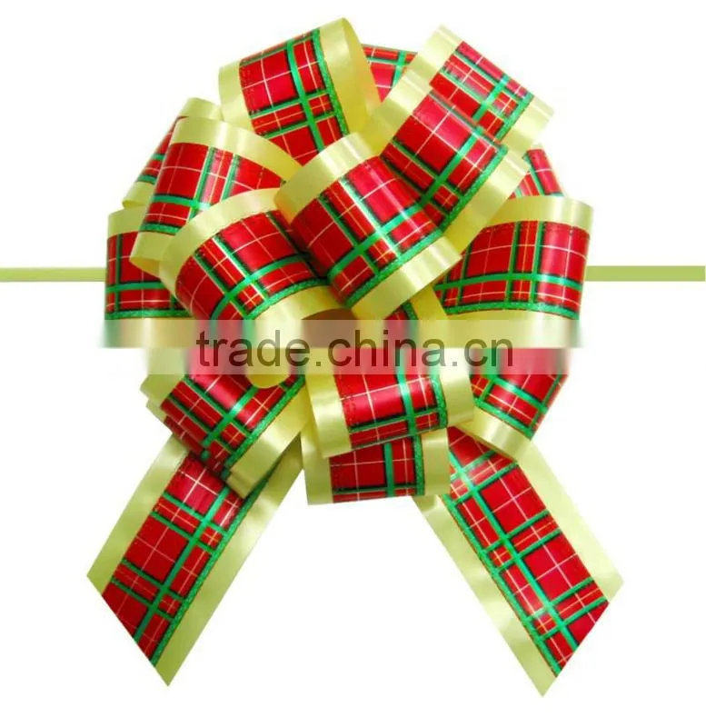 2015 New Year and Easter Popular Decoration Star Ribbon Bows and ribbon eggs