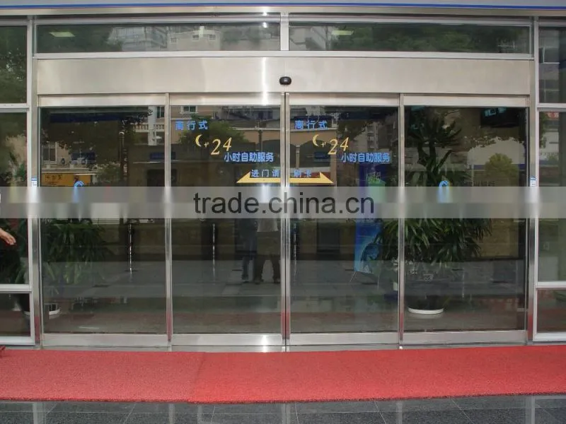 OKM sliding door opener system, commercial double glass doors, door machine