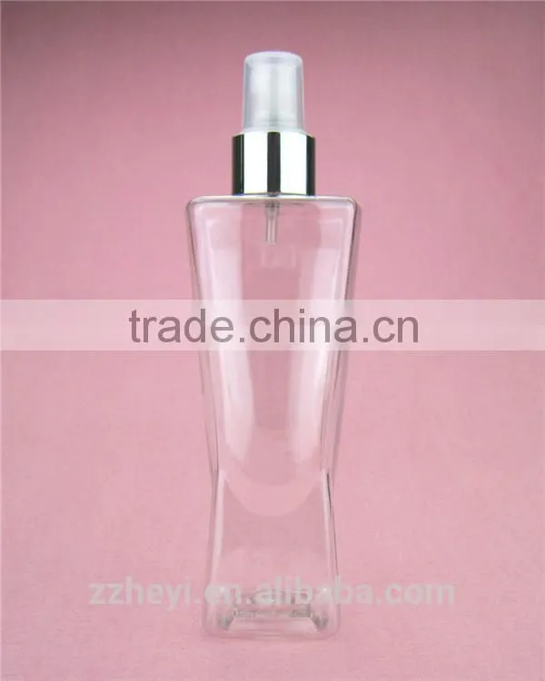 8oz 250ml clear square plastic lotion bottle empty for sale