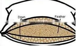 Sandwich pillow, White duck down pillow, Down pillow