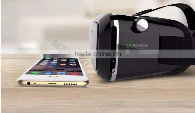 2016 New Generation Shinecon VR Virtual Reality 3D Glasses Video Player, Mobile Cinema 3D Headset