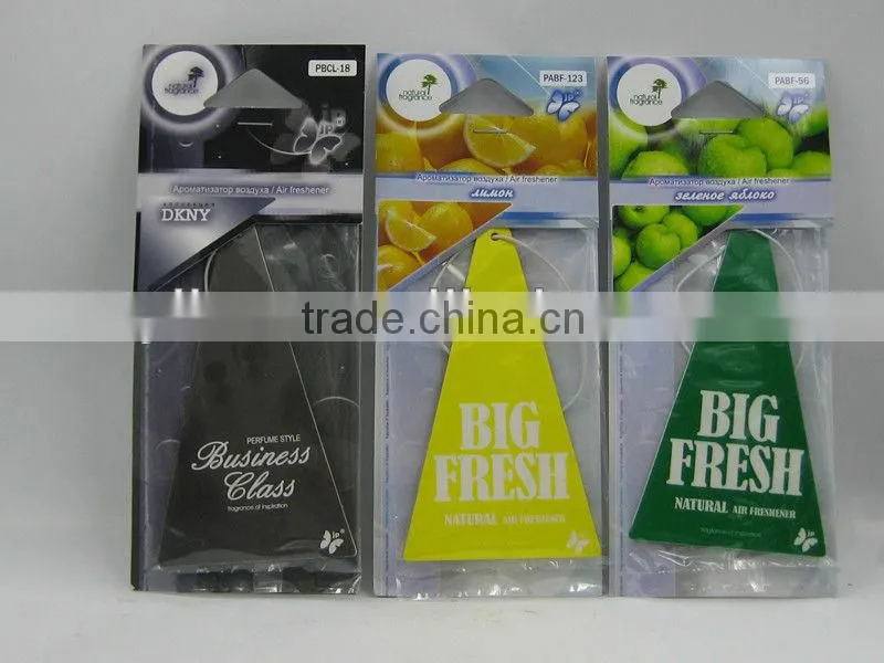 oval cheap simple hang car air freshener