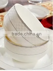56 pcs customized dinner plates for restaurants