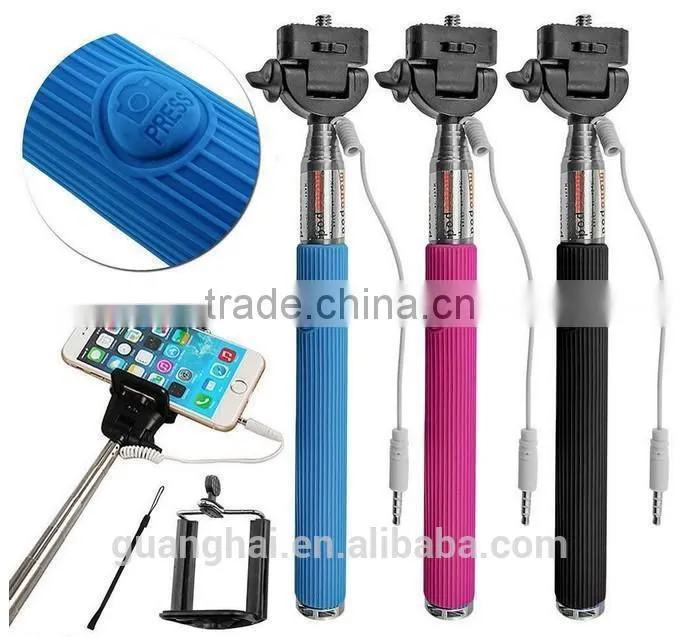 extended selfie stick cable,colorful selfie stick for motorola moto g