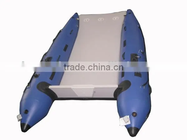 hot (CE) inflatable power catamaran boat rescue boat air floor sailing boat surfing boat