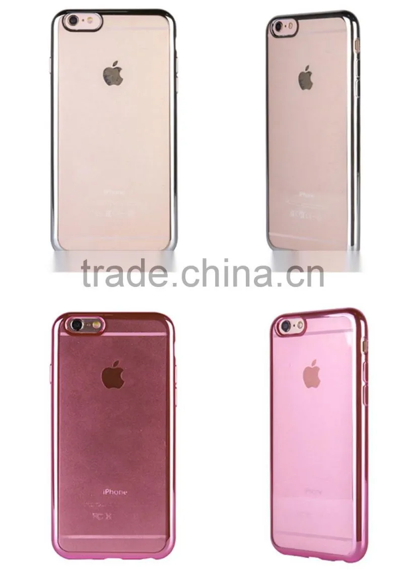 Transparent TPU soft shell case phone for iphone