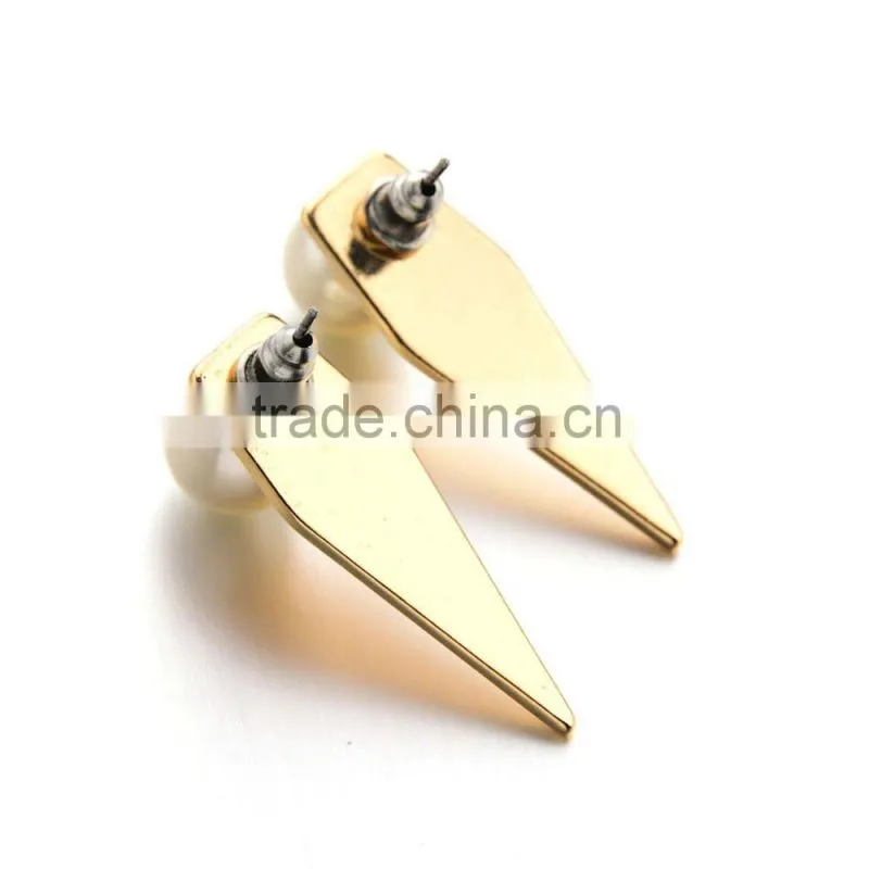 Front Back Ear Cuff Wholesale Handmade 18k Gold Plated Ear Cuff jewelry on Sale